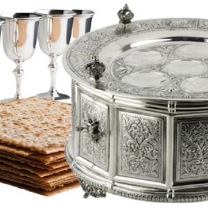 Silver set for your Seder